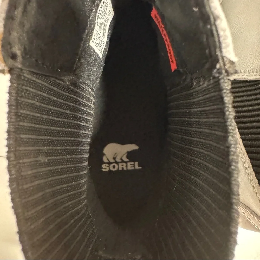 Sorel Caribou X Boot Chelsea Pure Silver/Black Boots Size 7.5